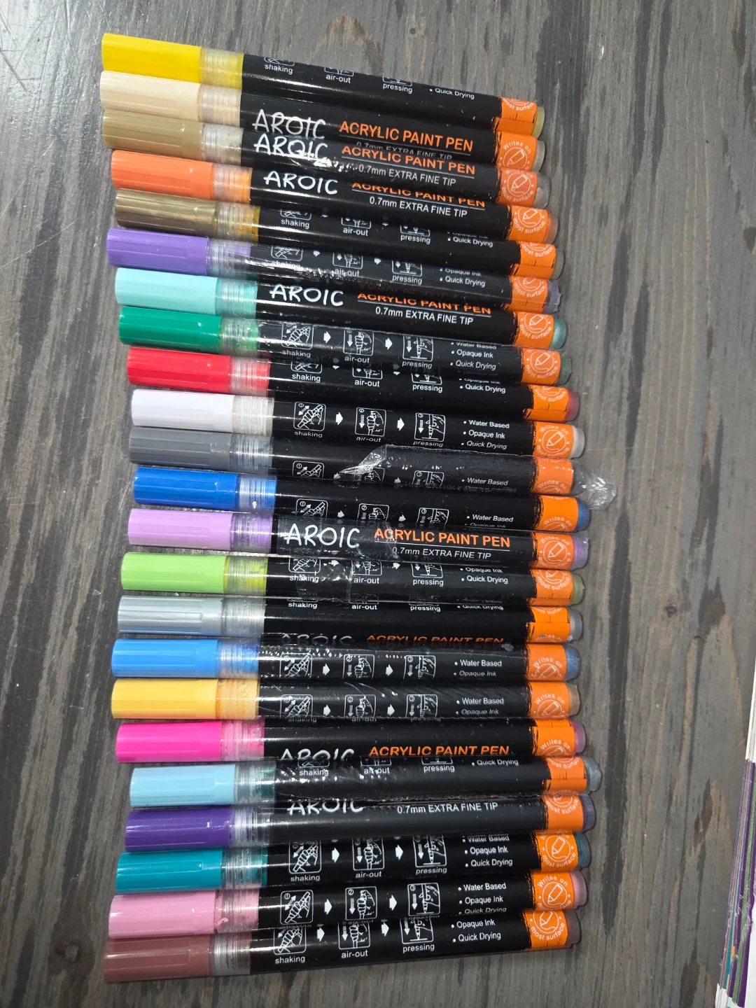 ARQIC Acrylic Paint Pens Set (23)