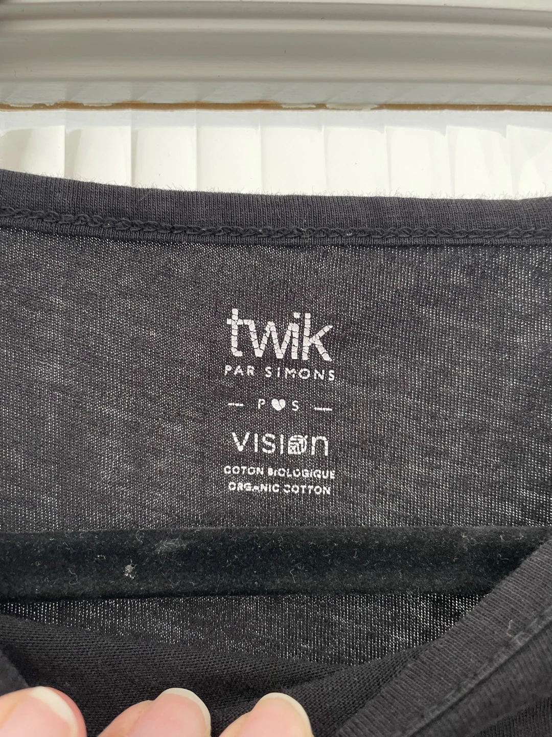 Twik Black Organic Cotton T-Shirt - photo 2