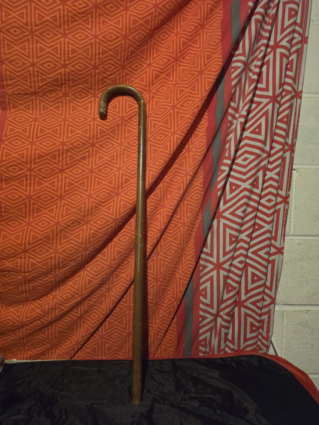 Wooden Walking Cane with Hook Handle