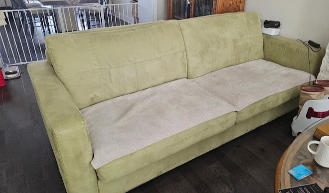 Free Sofa -curbside pickup in Etobicoke; first come first served