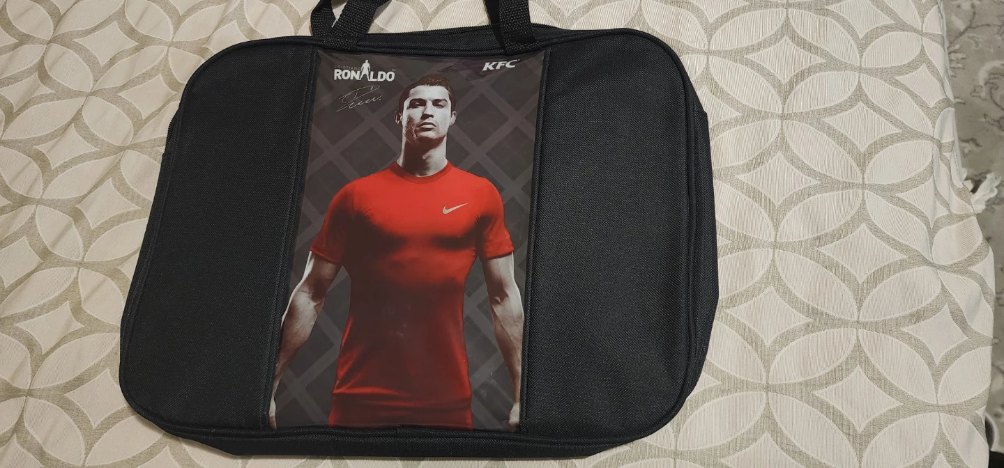 Vintage Cristiano Ronaldo Black  Bag