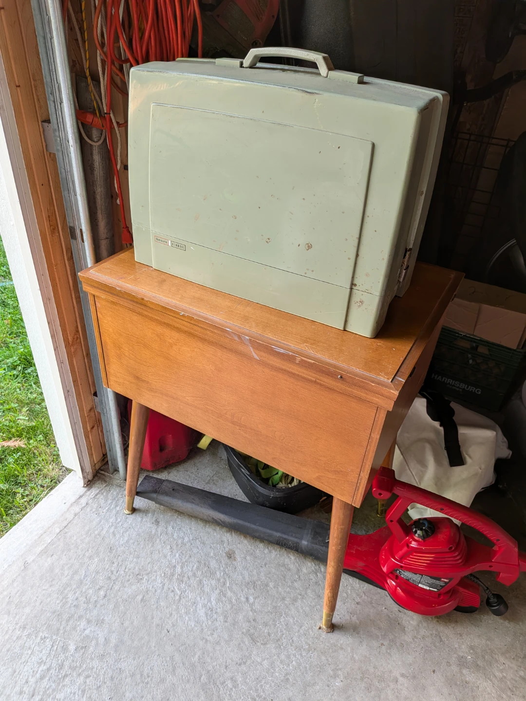 Sears Kenmore Sewing Machine & Table - photo 2