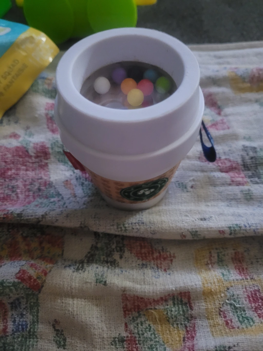 Fisher-Price Coffee Cup Teether with colorful