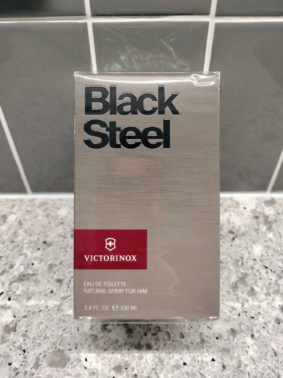 Victorinox Swiss Army Black Steel Men's Fragrance Cologne