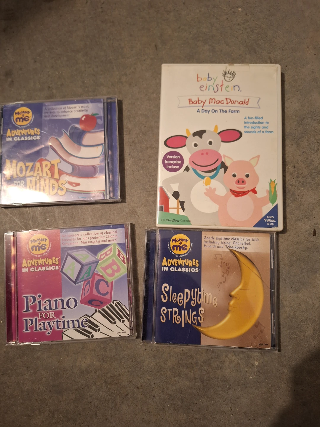 Mommy & Me Classics CDs and Baby Einstein DVD Bundle