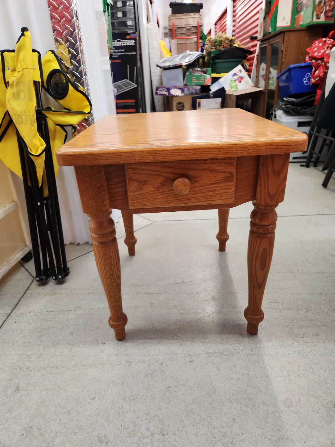Wooden side table