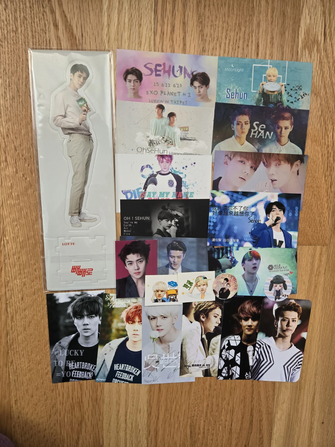 2017 EXO Sehun Pepero Standee K-pop Korean