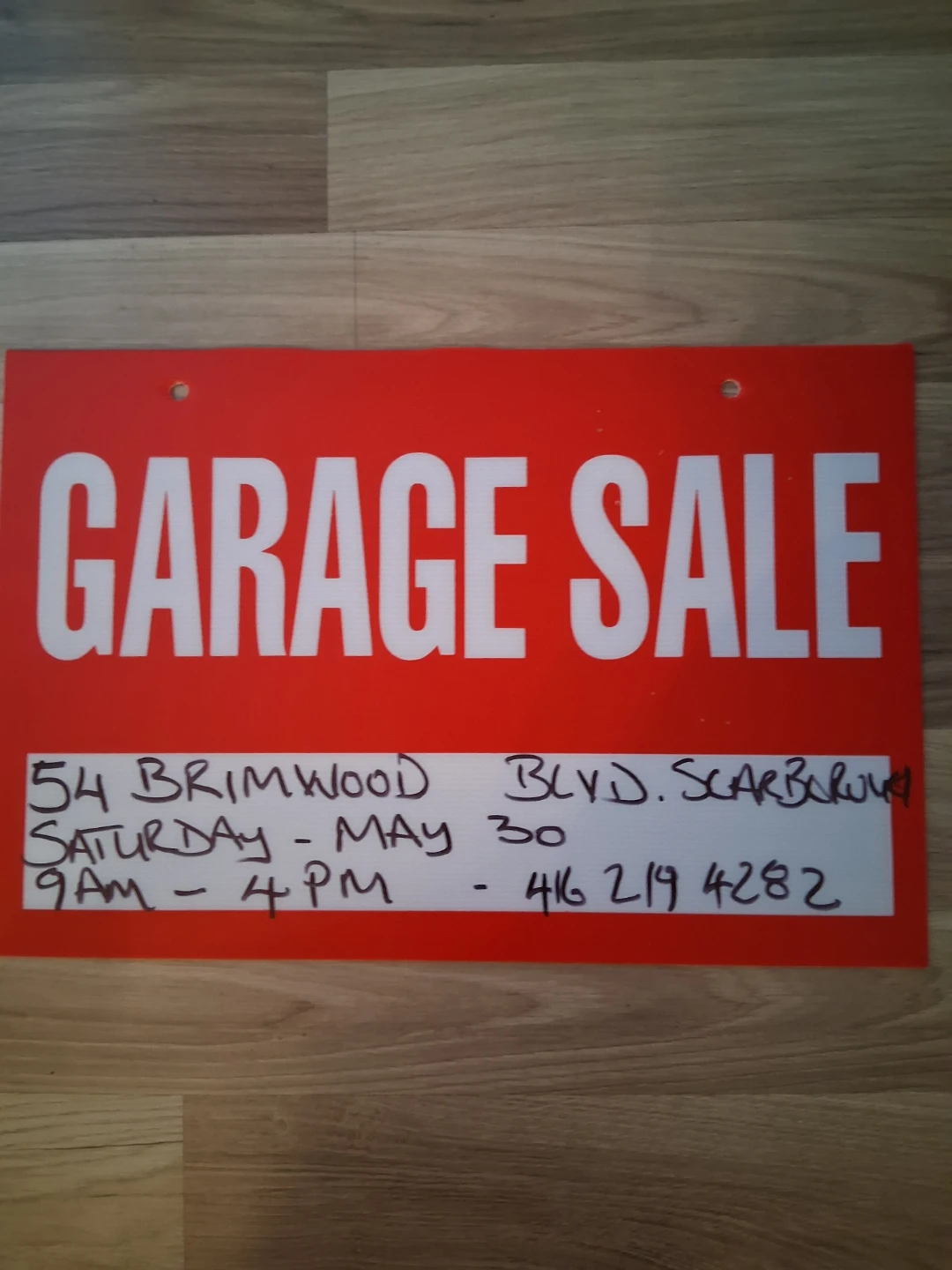 Garage Sale Sign
