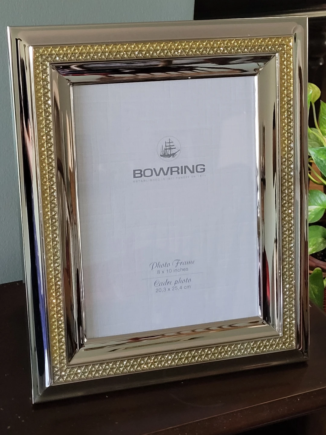 Bowring Silver and Gold Photo Frame 8x10