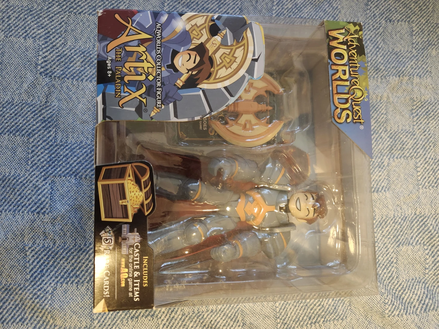 AdventureQuest Worlds Artix The Paladin Collector Figure