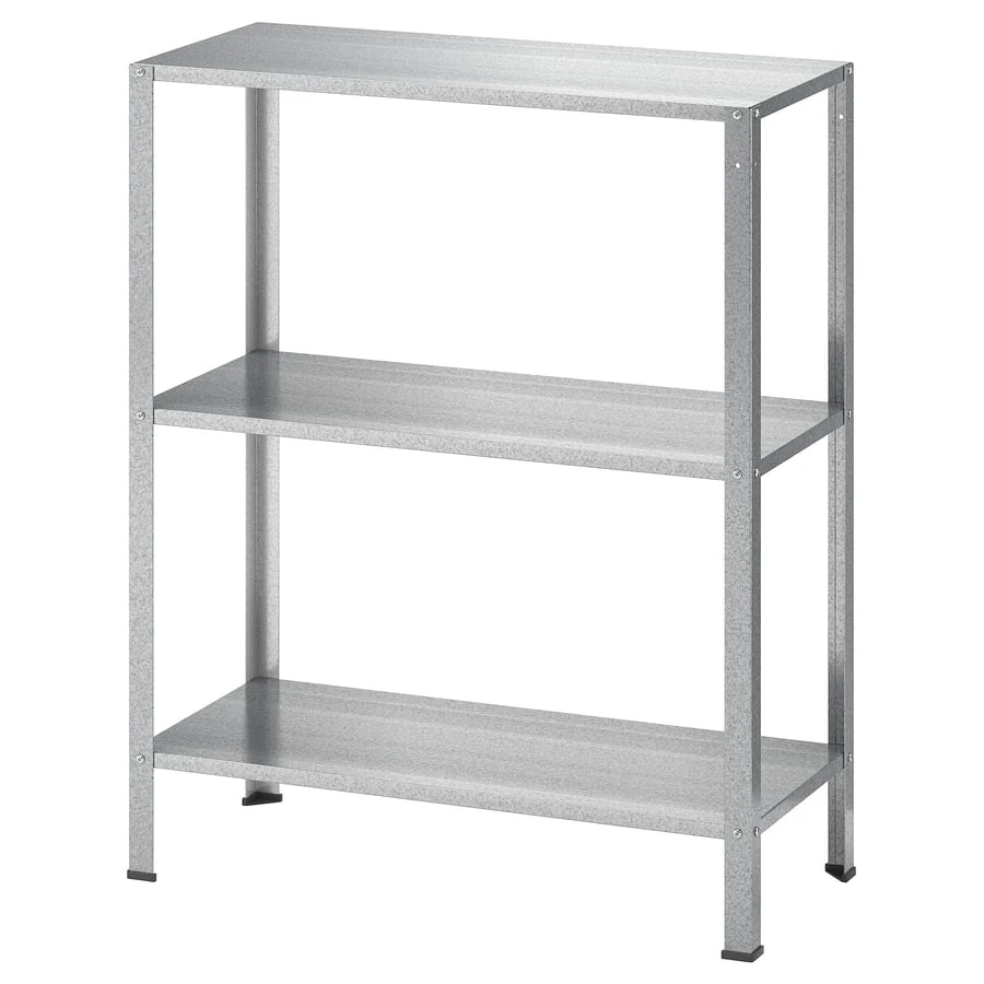 Ikea Metal 3-Tier Shelving Unit