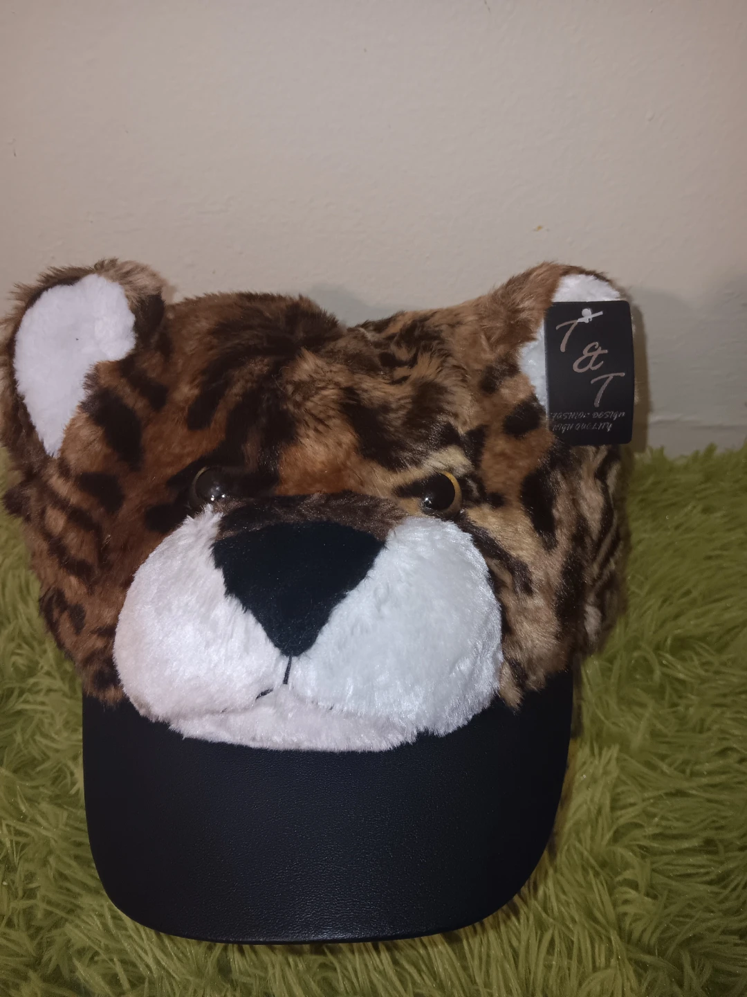 T&T Leopard Animal Face Baseball Cap