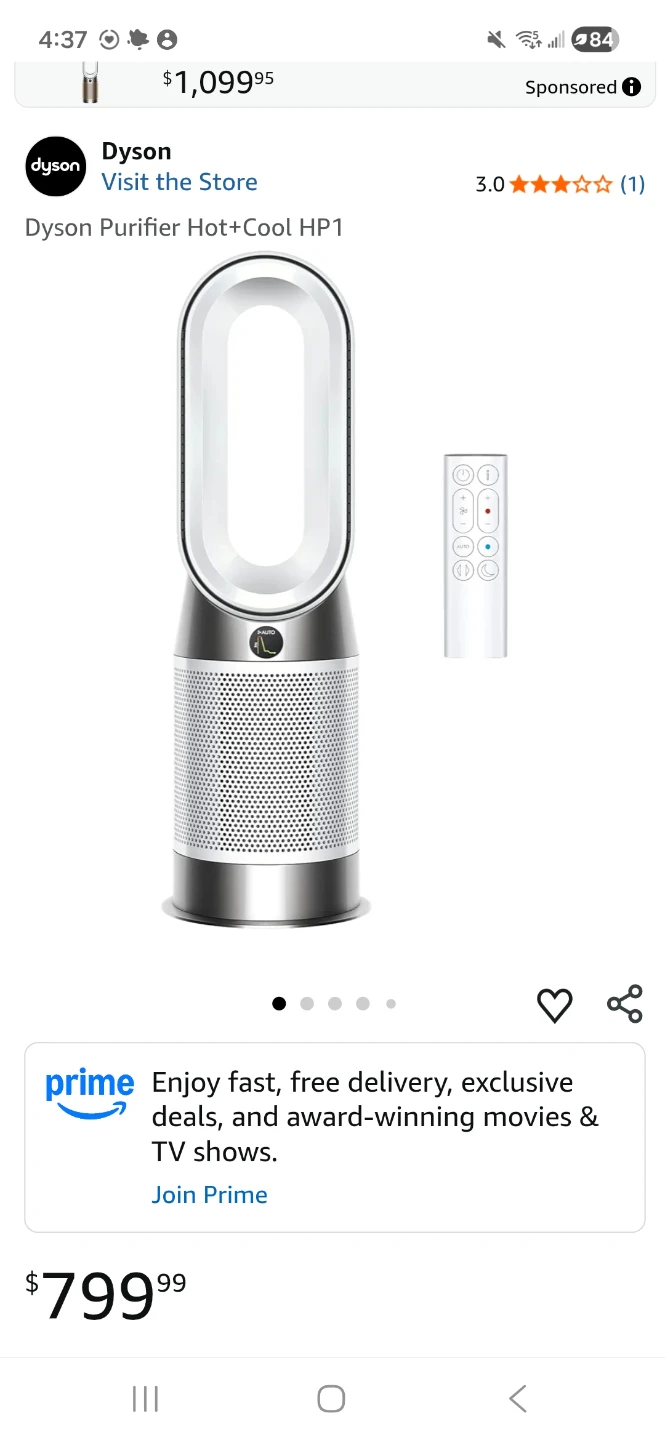 Dyson pure hot and cool air purifier - photo 3