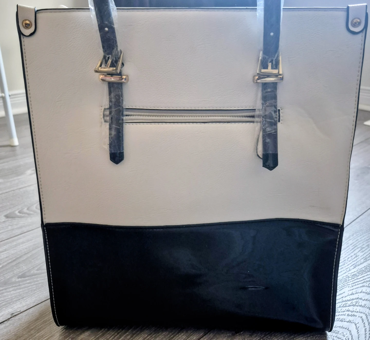 AomiQi Tote Bag - White and Black - photo 4