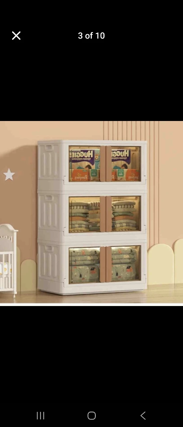 Stackable Storage Bins with Doors - photo 2