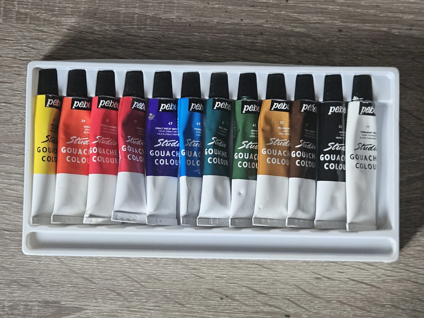 Pébéo Studio Gouache Poster Paint Set - 12 x 12ml Tubes - photo 2