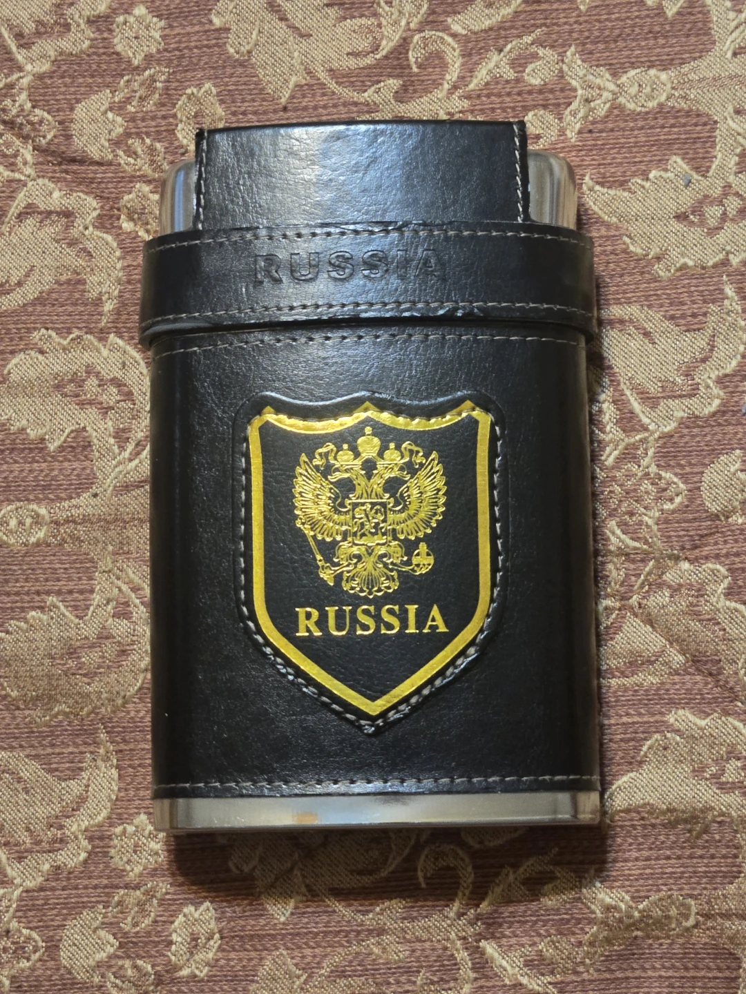 Russia Flask with 3 Shot Glasses - photo 2