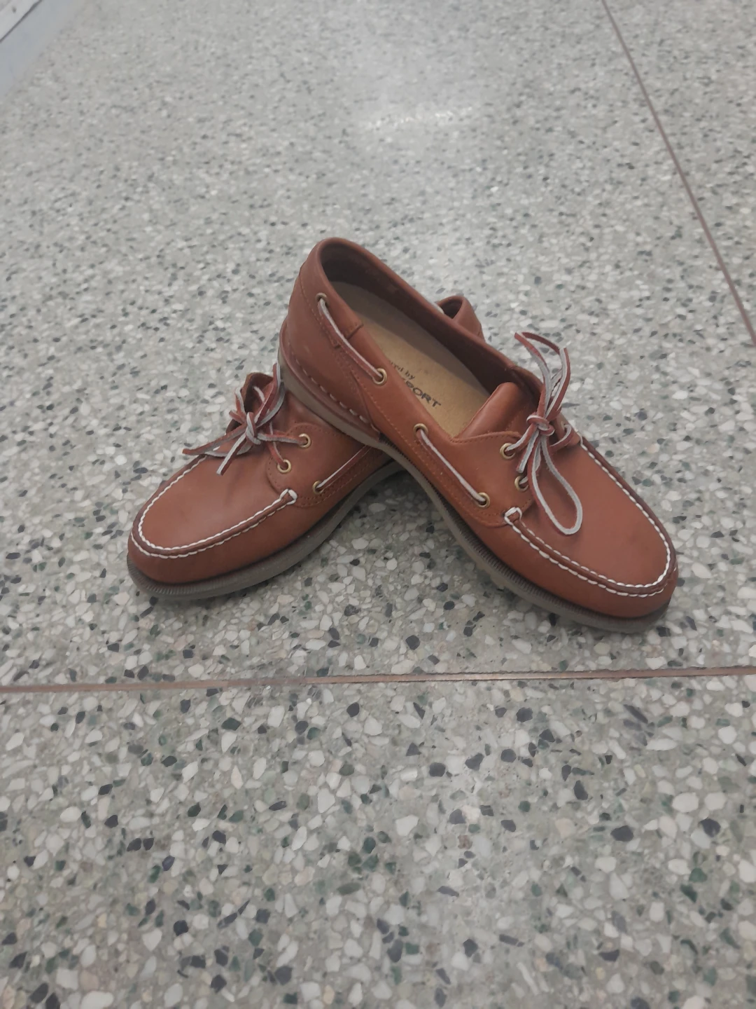 Rockport Brown Leather Boat Shoes Men's Size 10 - photo 2