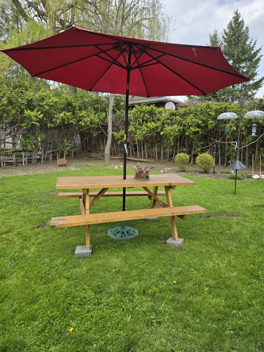 Wooden Picnic Table - photo 3