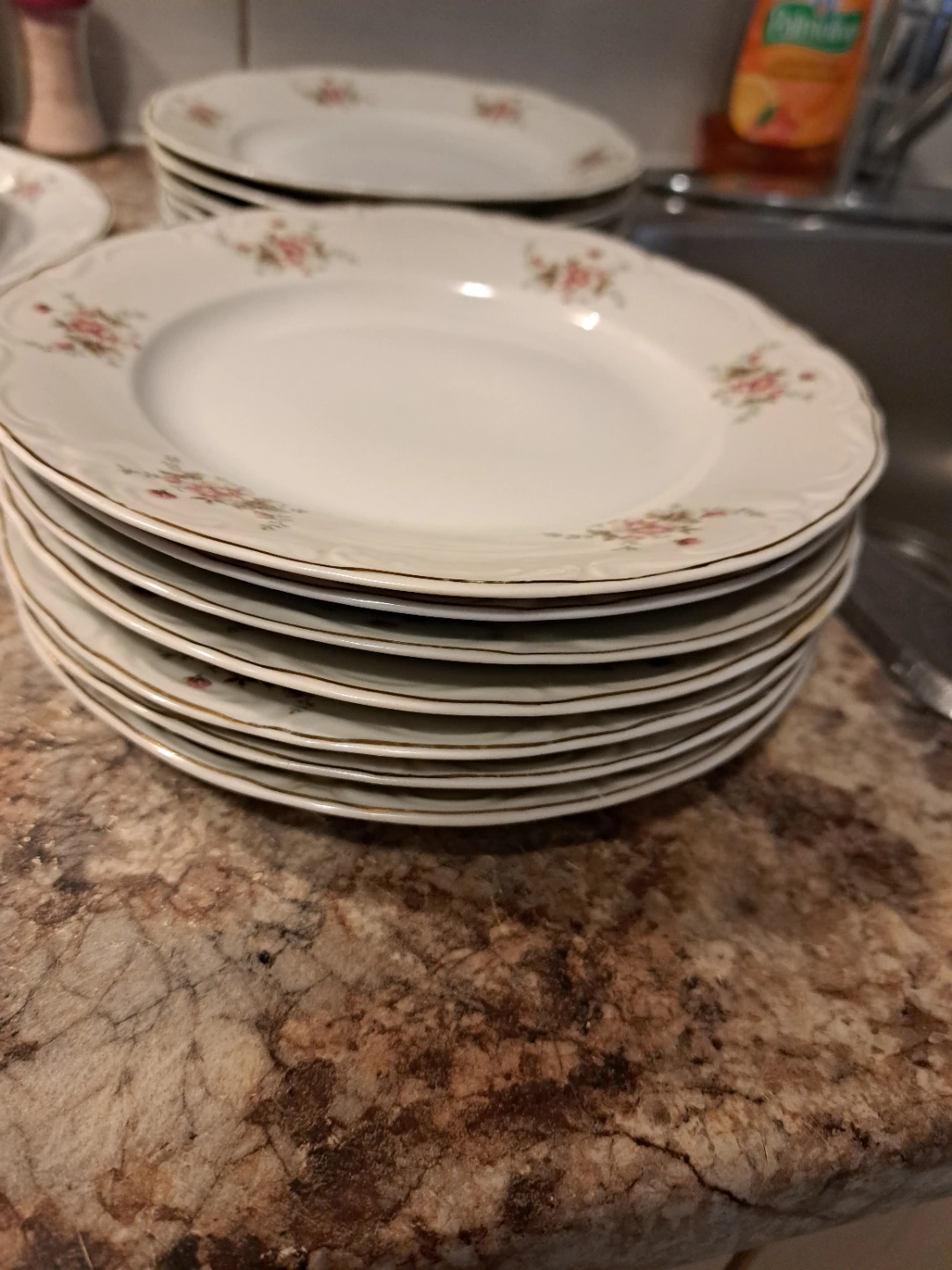 Vintage Floral Dinnerware Set