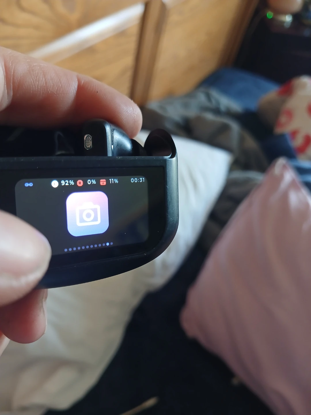 Black Wireless Earbuds with Charging Case - photo 5