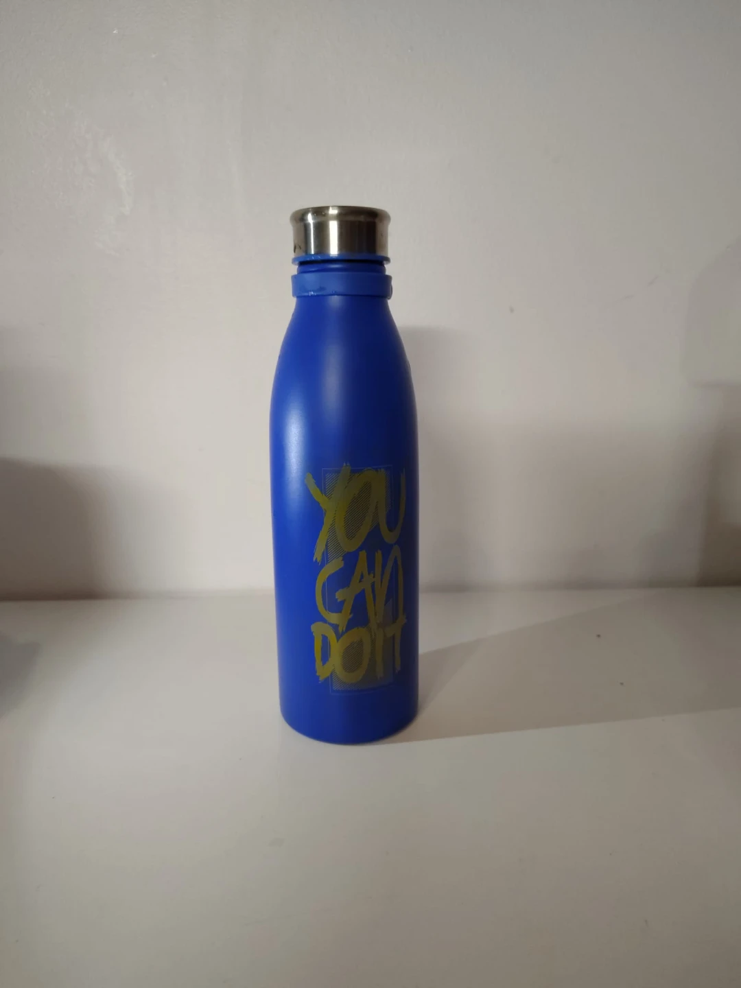 Blue Reusable Water Bottle with Handle