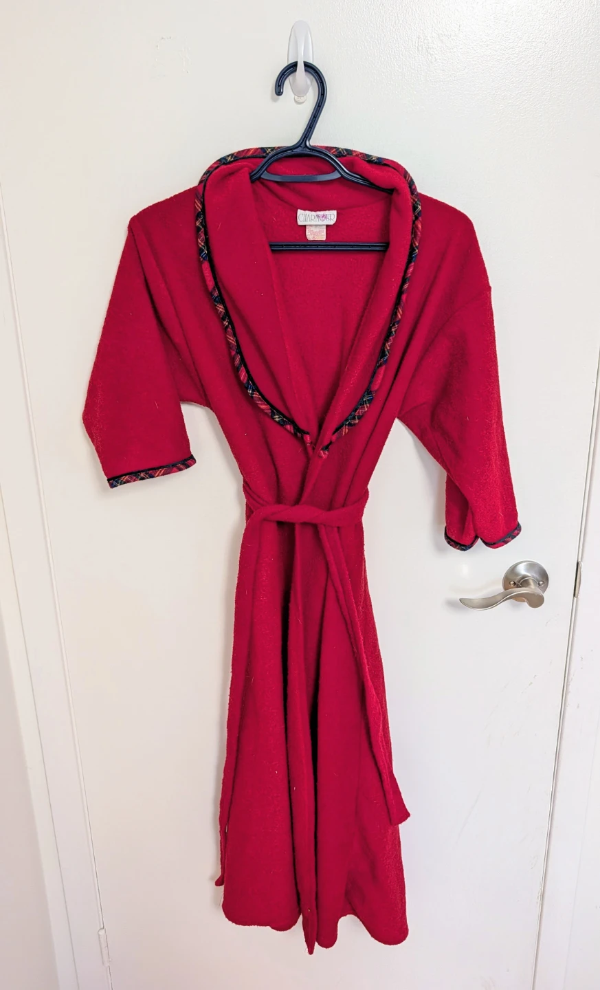 Charmour Red Fleece Robe - Youth Size  Medium