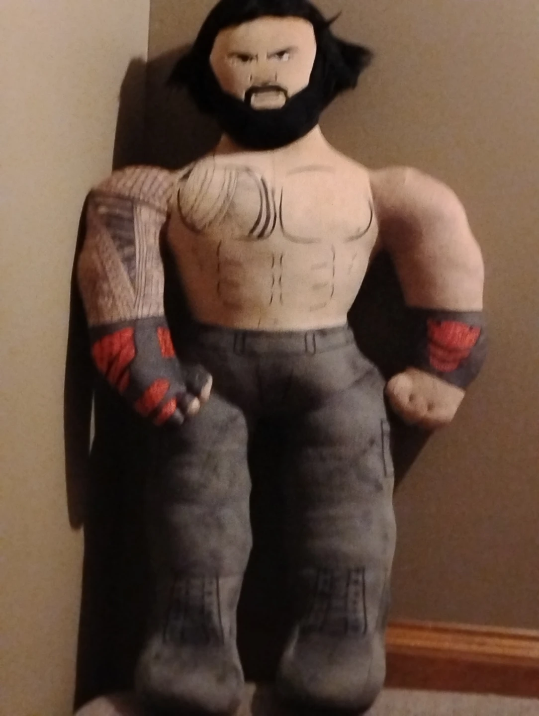Wrestling Figure Plush Toy
