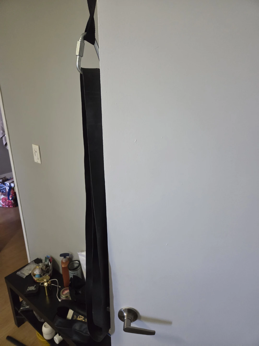 Black Suspension Trainer Straps with Carabiner
