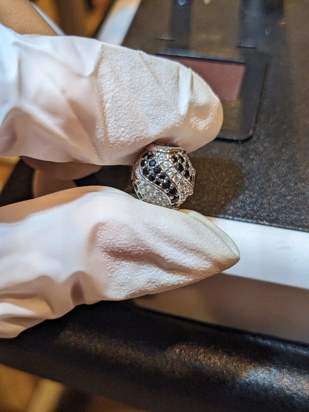 Sterling Silver Charm Bead with 'A' - photo 2