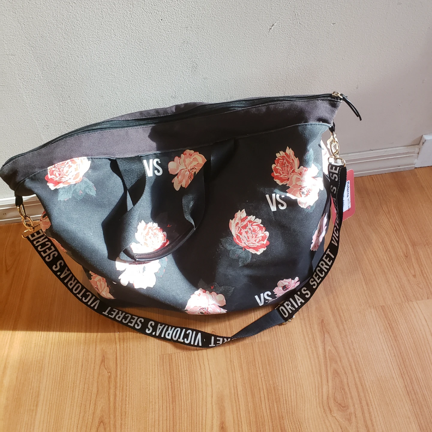 Victoria's Secret Floral Weekender Bag