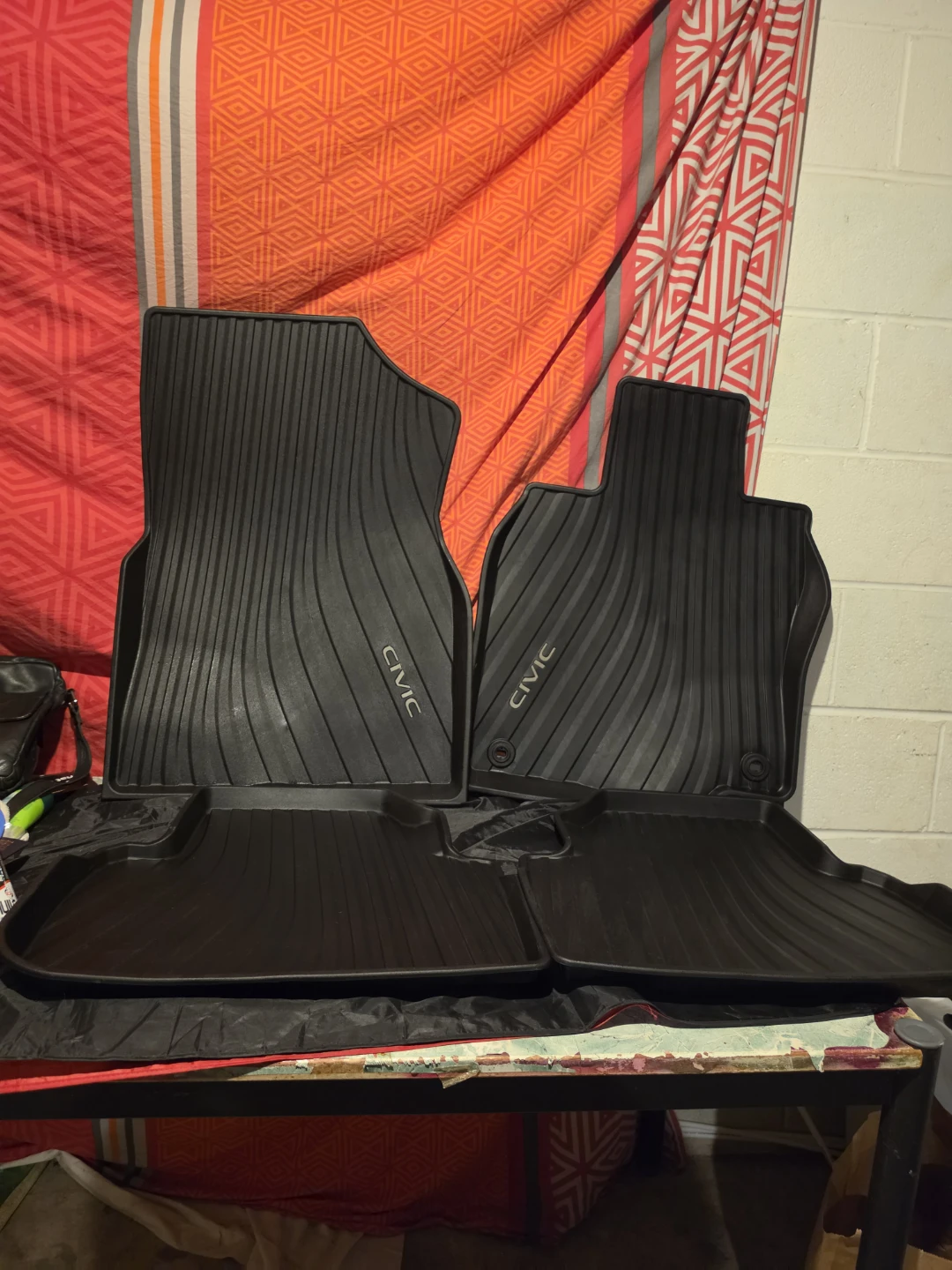🌨️ Genuine Honda Civic All-Season Floor Mats – OEM – Like New 🌨️