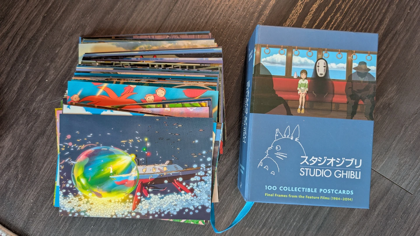 Studio Ghibli 100 Collectible Postcards Box Set - photo 2