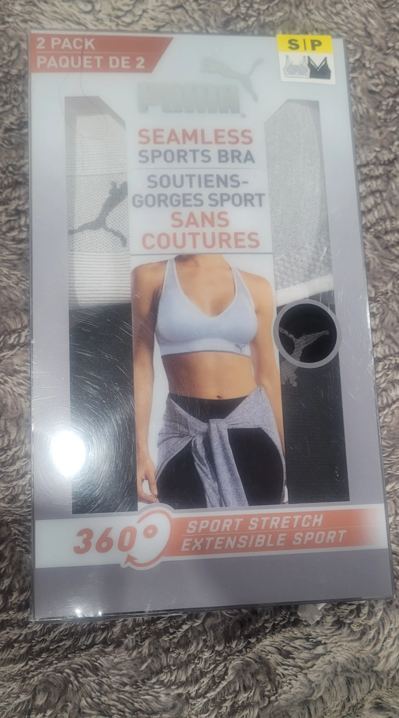 Puma 2 Pack Seamless Sports Bras