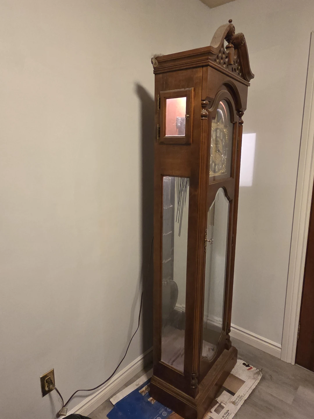Wooden Grandfather Clock - photo 3