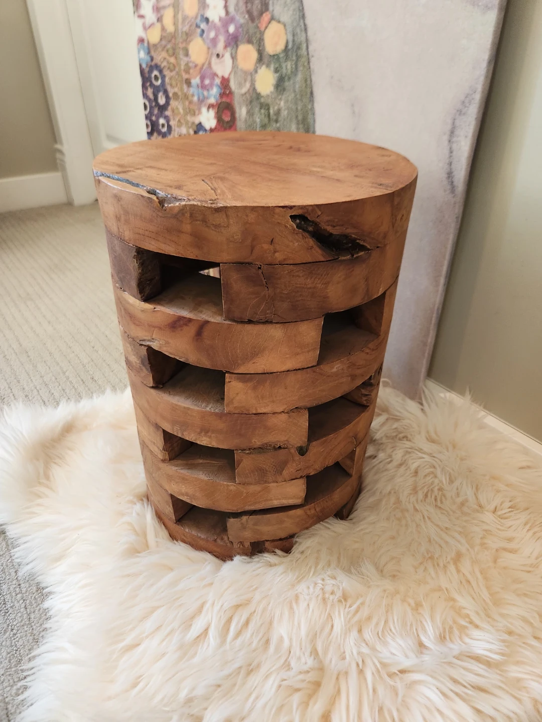 Indonesian teak Accent Table OR Stool