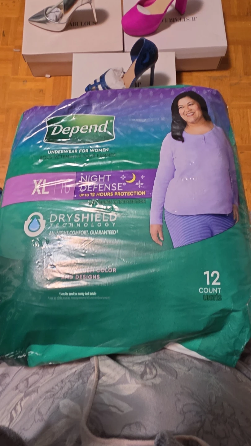 Depend Night Defense Underwear for Women Size XL - 12 Count