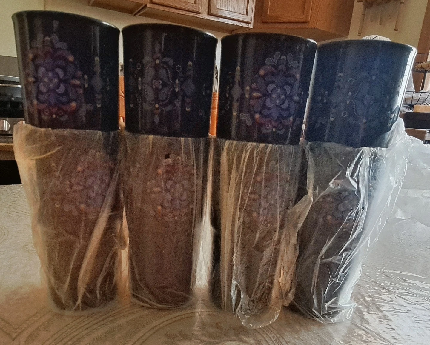 Set of 8 Fiesta Themed Tumblers
