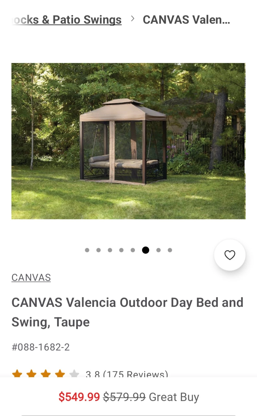 Outdoor daybed and swing - photo 4