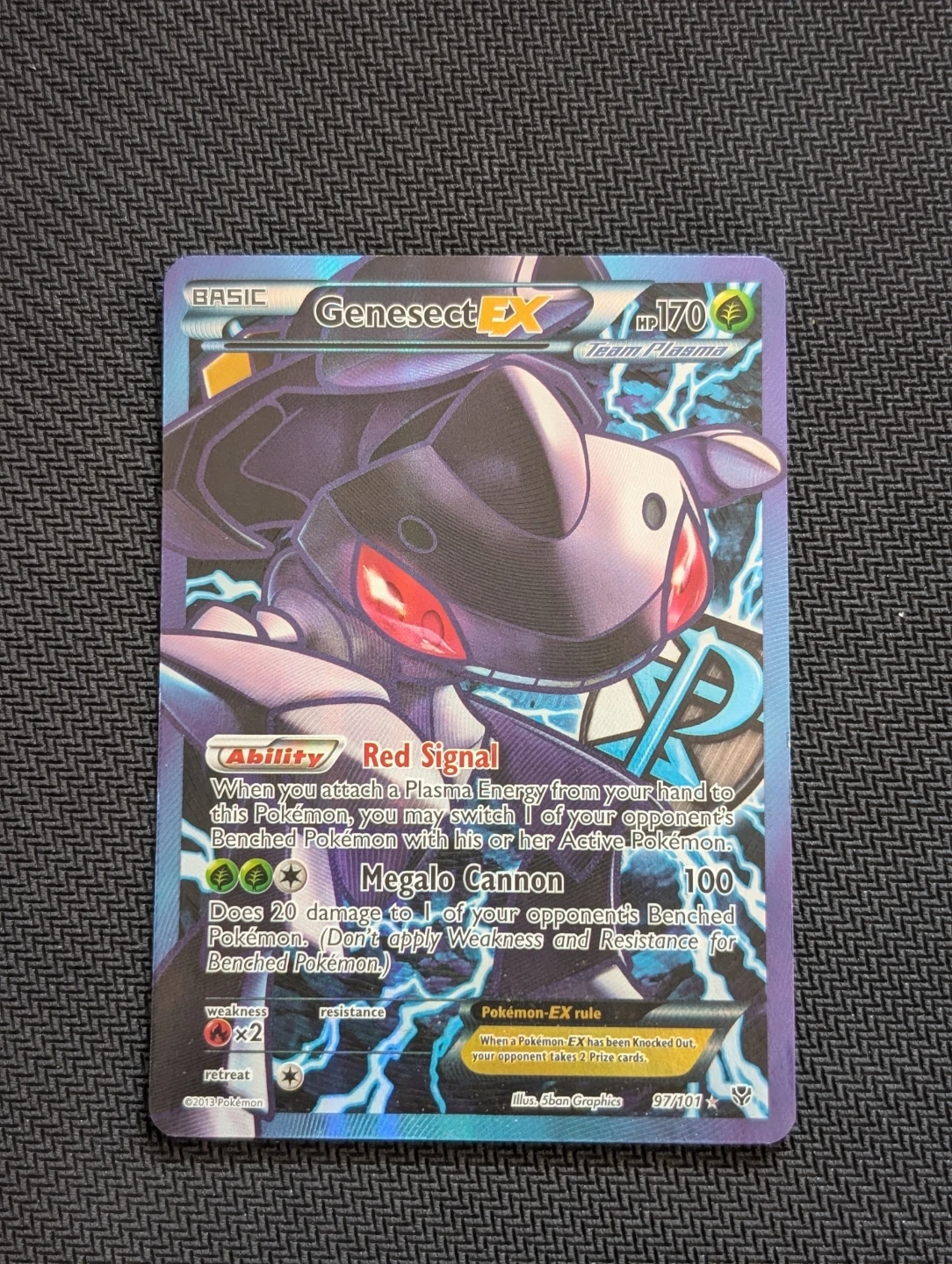 Genesect EX Team Plasma Full Art 97/101 - Pokemon