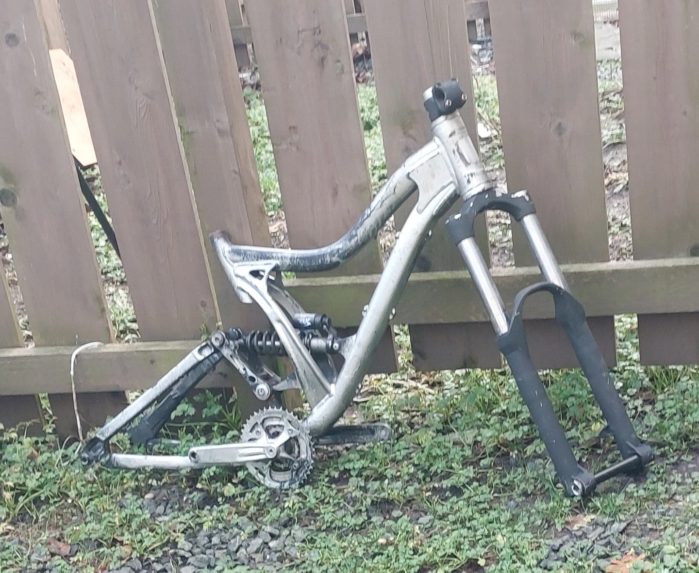 Downhill Mountain Bike Frame with Fork