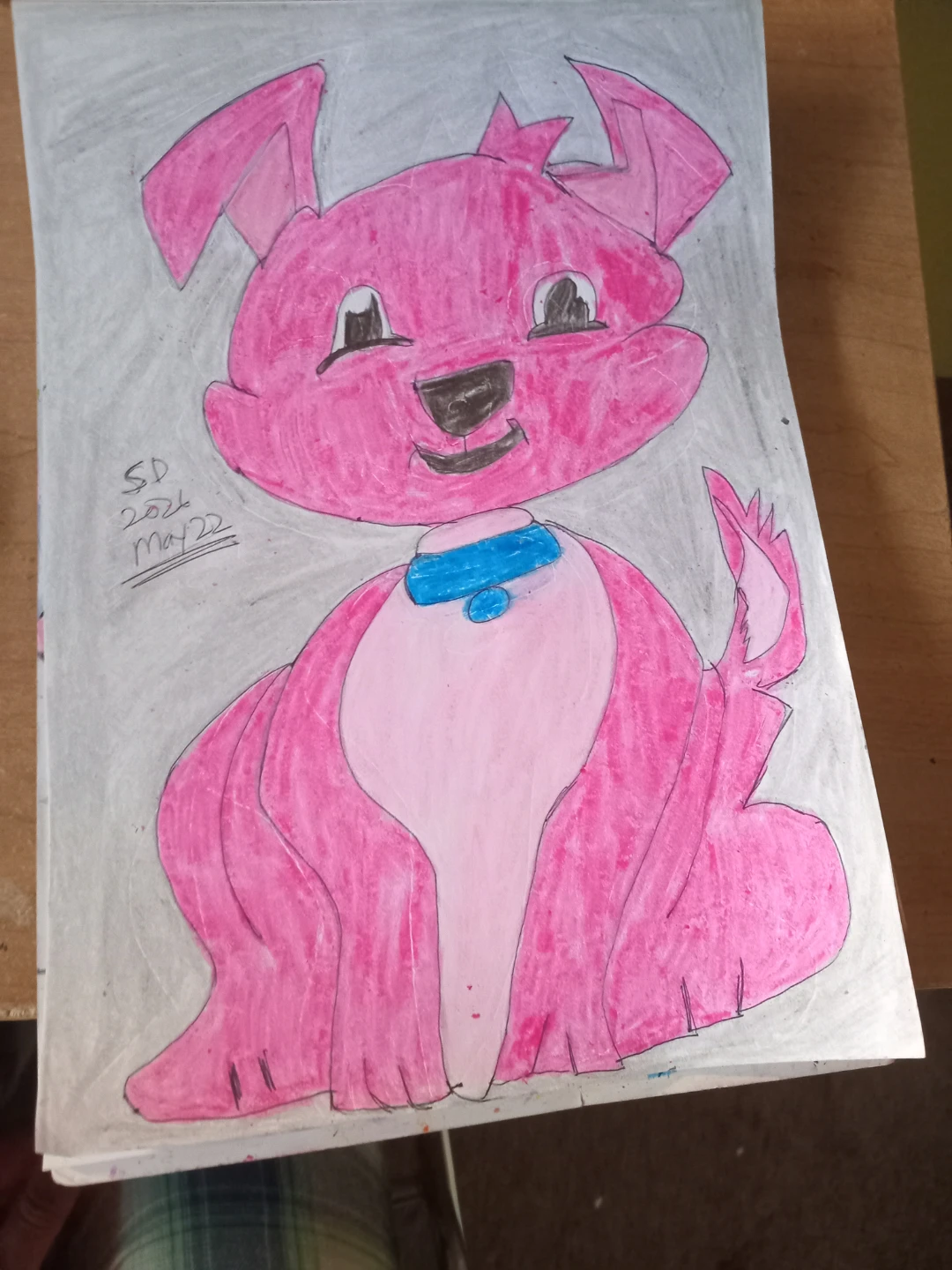 PINK AND PURPLE DOG VY CUSTOM ARTIST SHERWIN - photo 3