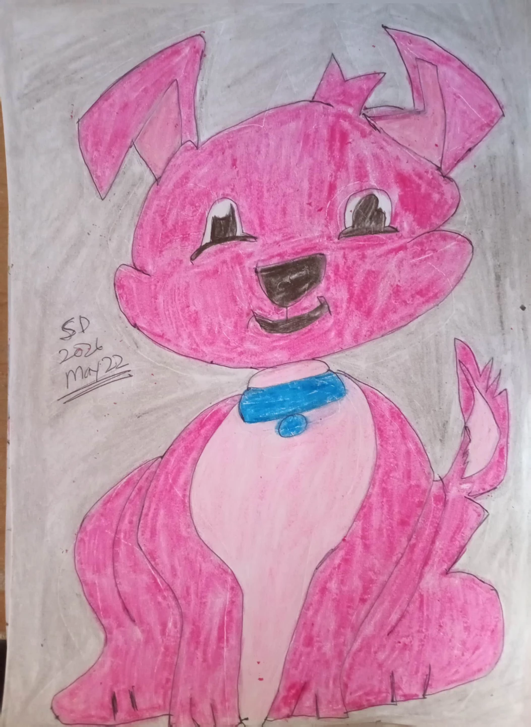 PINK AND PURPLE DOG VY CUSTOM ARTIST SHERWIN - photo 4