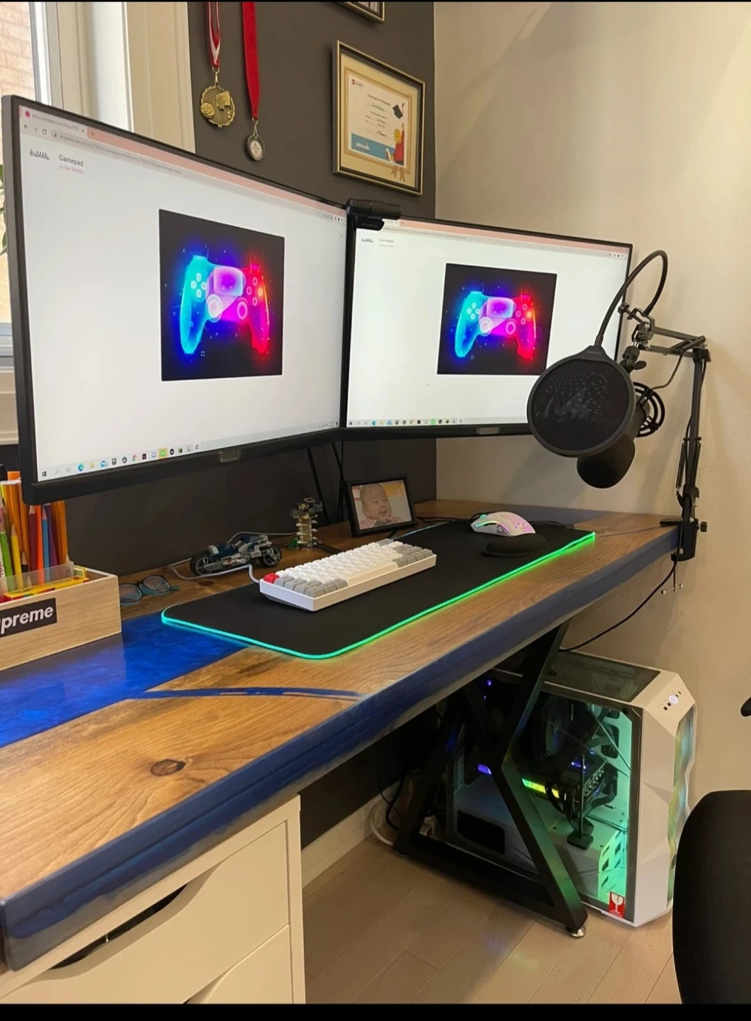 RGB Large Gaming Mouse Pad - photo 2