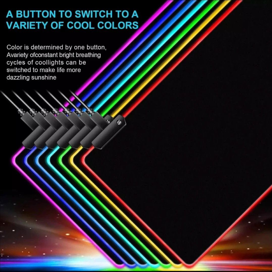 RGB Large Gaming Mouse Pad - photo 4
