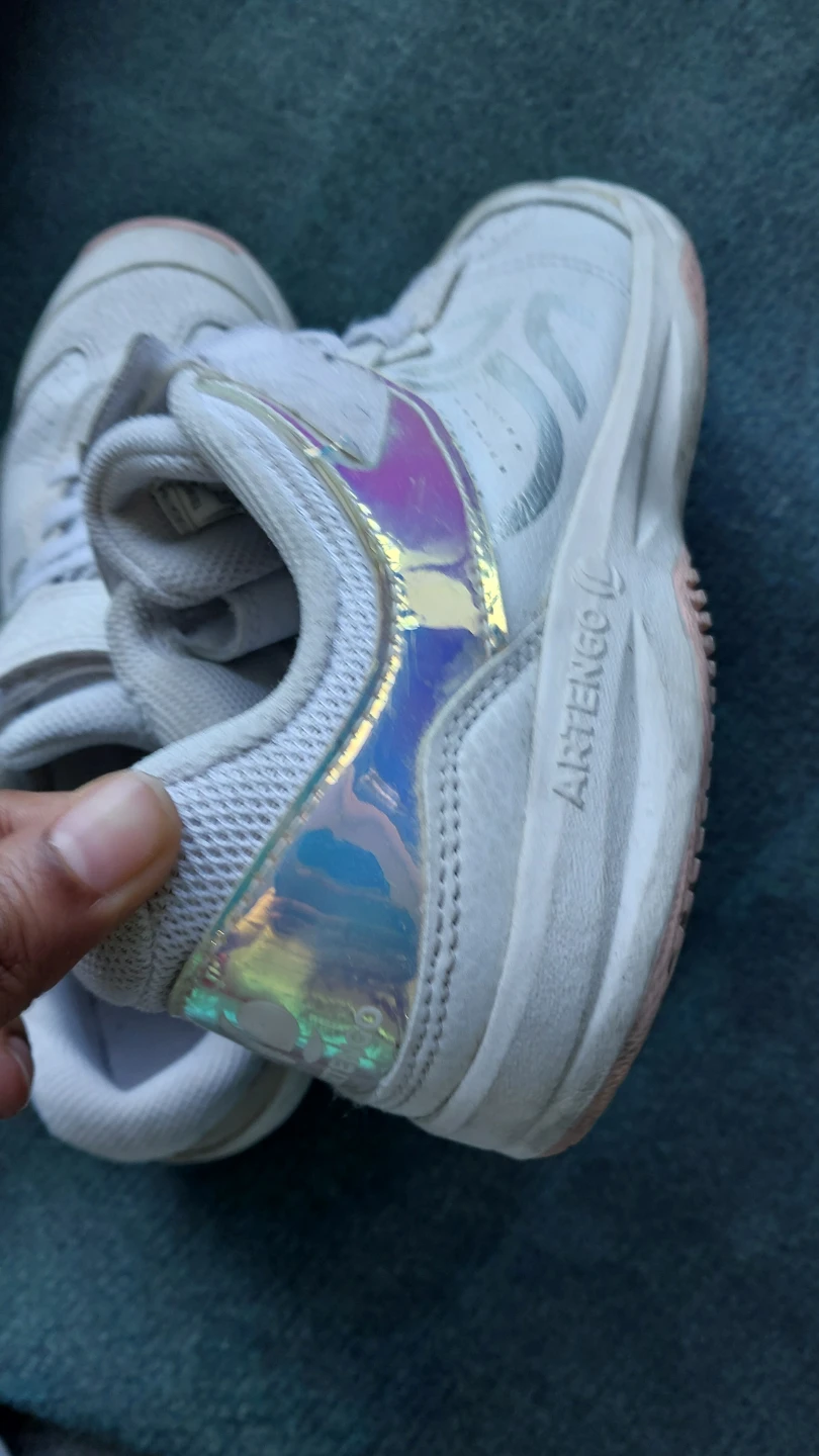 Artengo Jr White Iridescent Tennis Shoes - photo 2