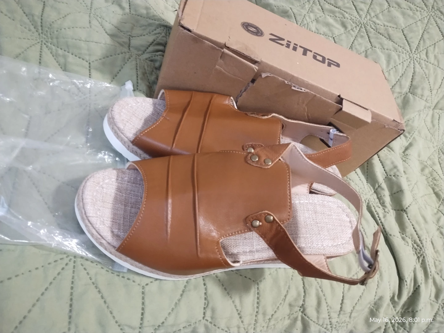 ZiiTop Women's Wedge Sandals - Brown - photo 2