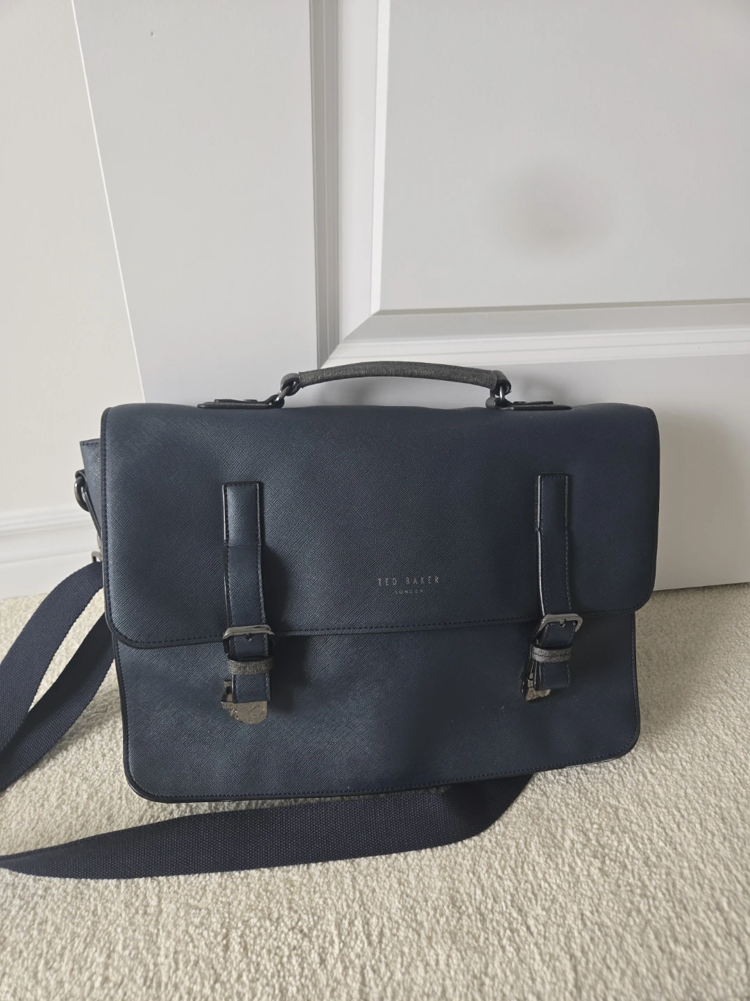 Ted Baker London Navy Satchel Bag