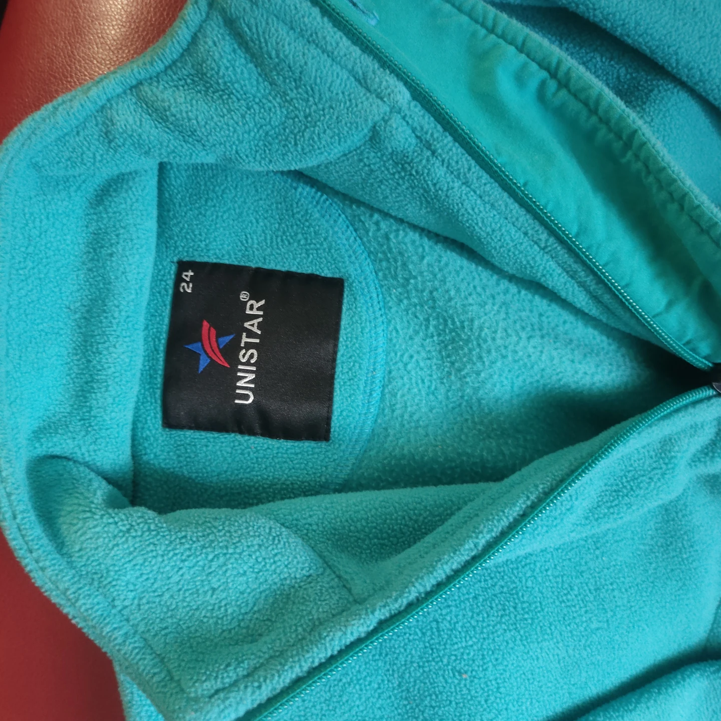 Unistar Teal Fleece Jacket - Size 24 - photo 2