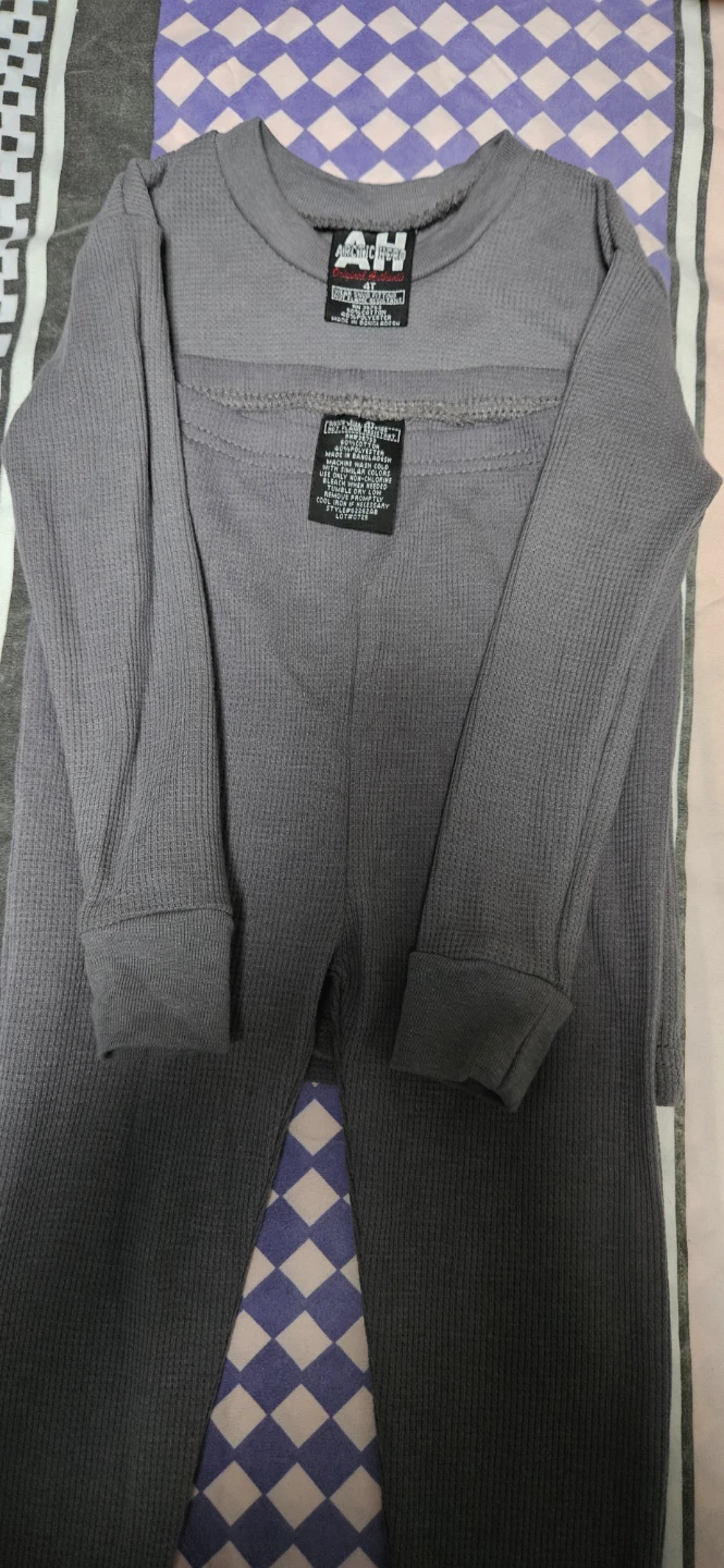 Arctic Hero Thermal Long Johns - Gray. Size 4T - photo 3